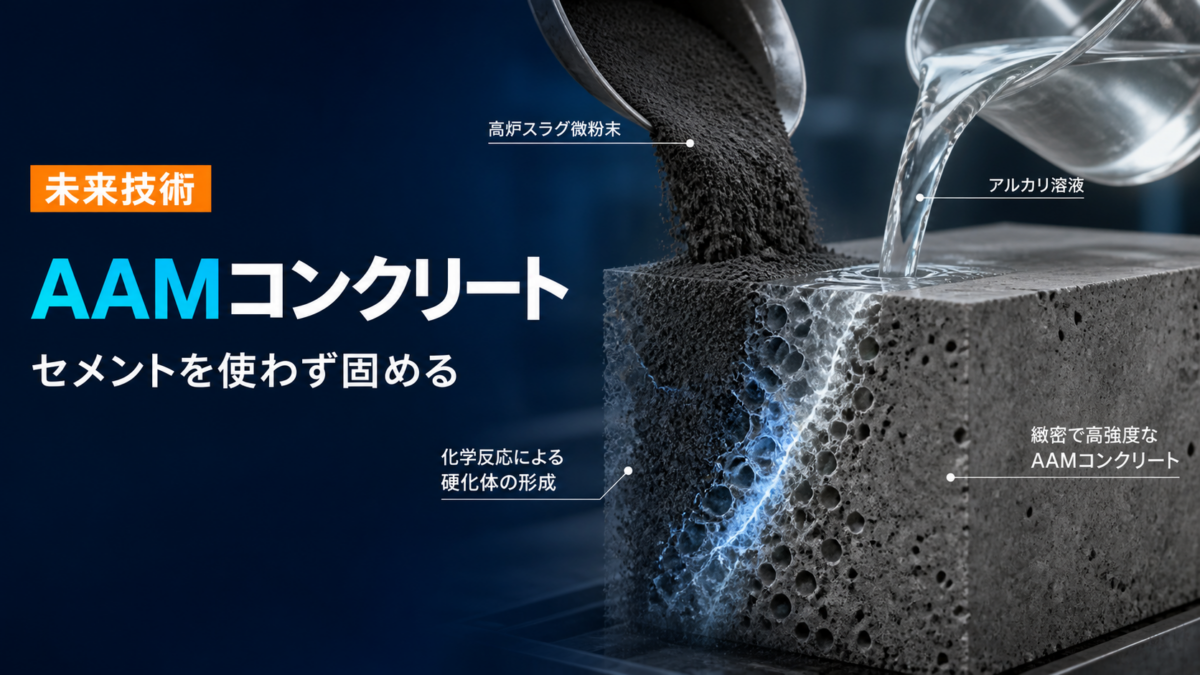 アルカリ活性材料コンクリート