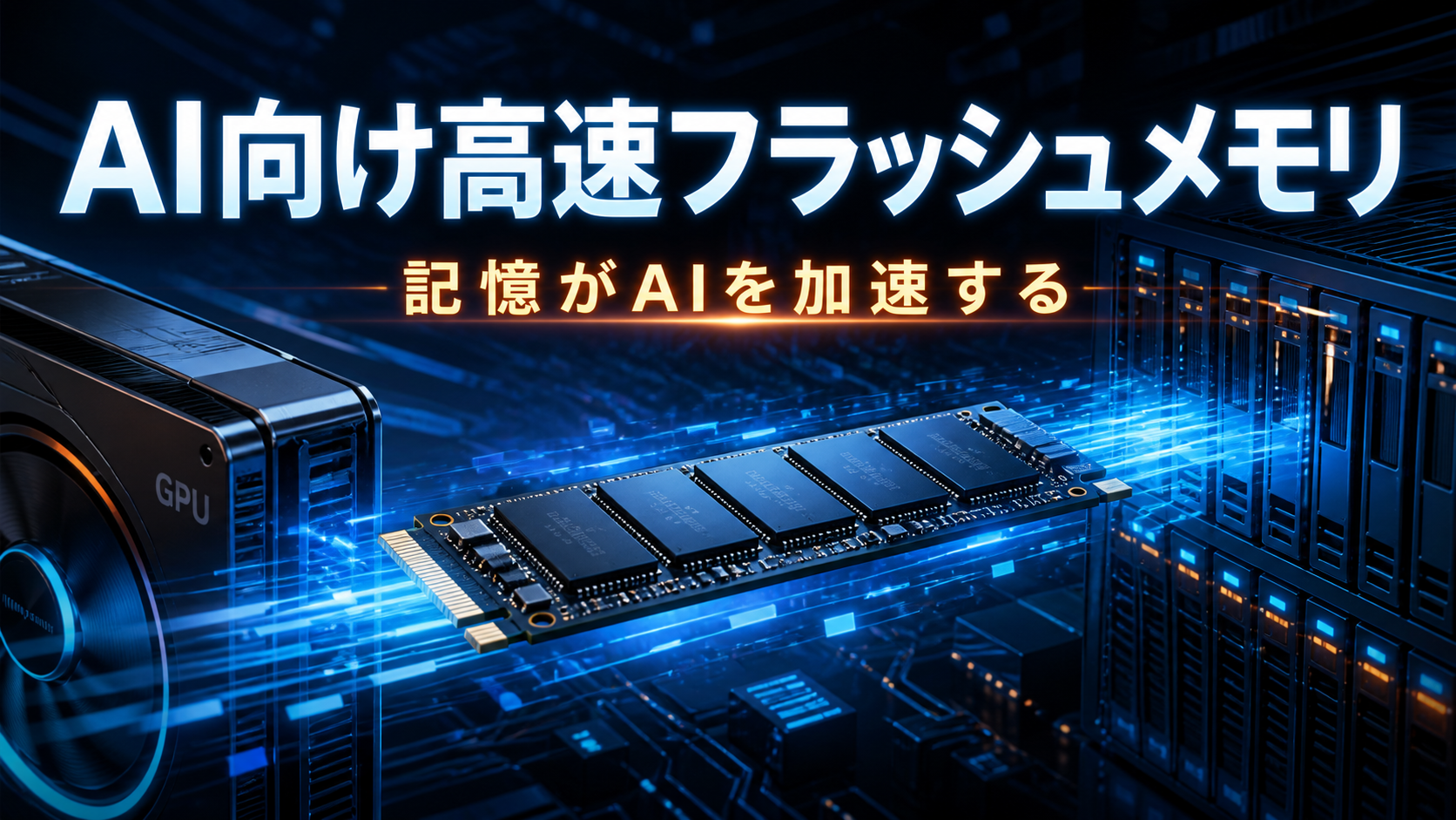 AI向け高速フラッシュメモリ