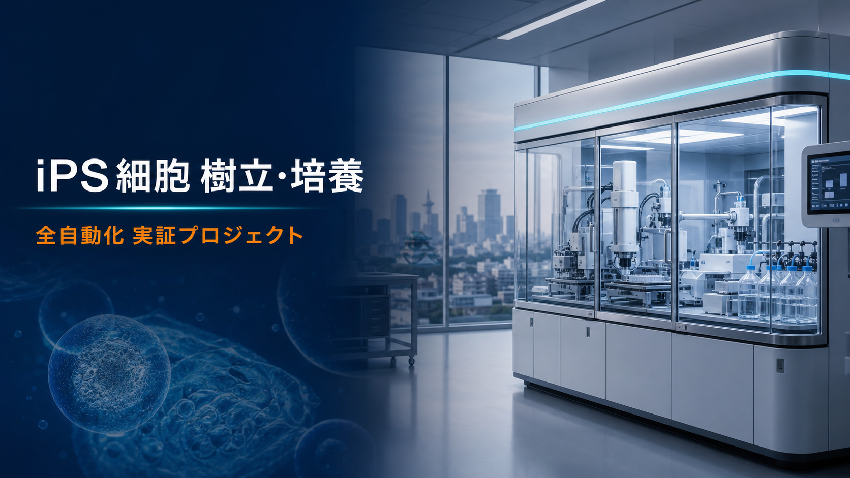iPS細胞樹立・培養工程自動化実証プロジェクト