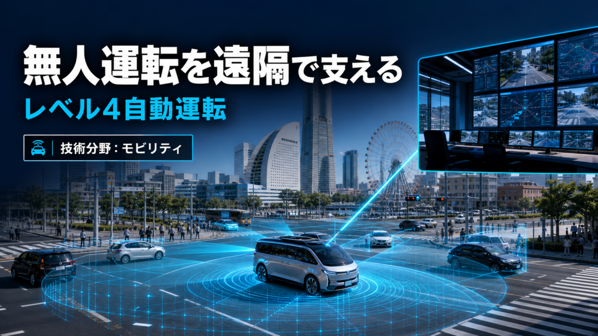 遠隔監視型レベル4自動運転システム