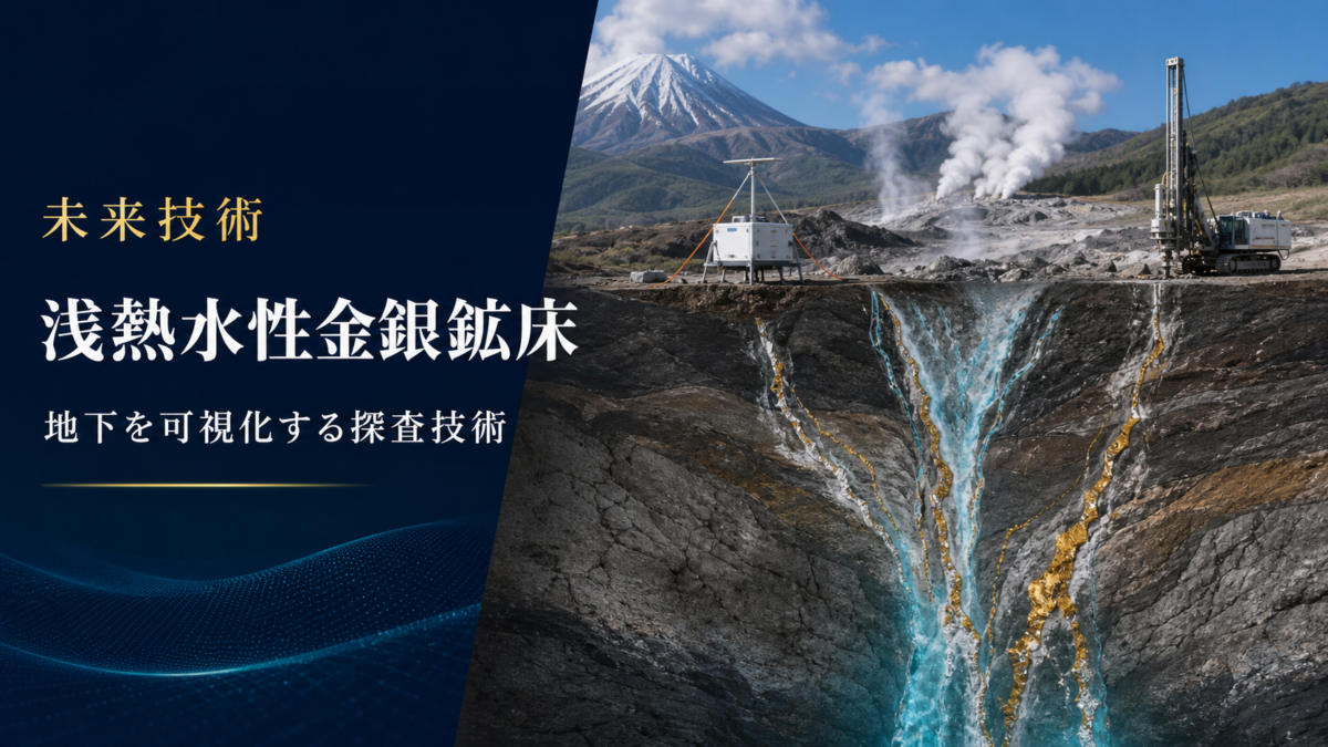 浅熱水性金銀鉱床探査技術