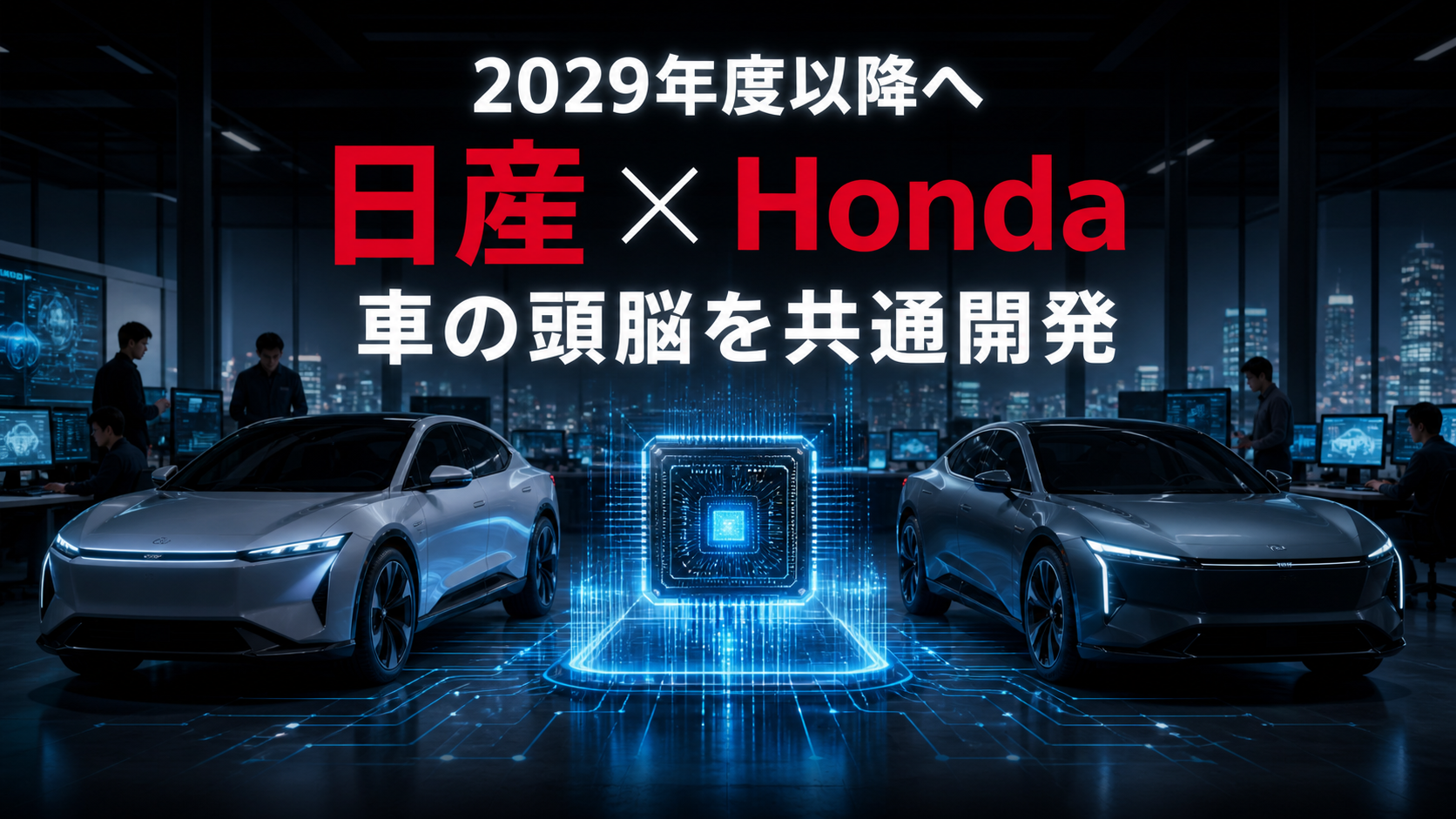 日産・Honda次世代SDV共同開発プロジェクト