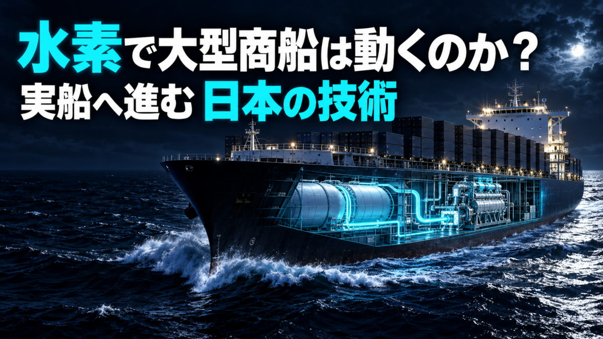 水素で大型商船は動くのか
