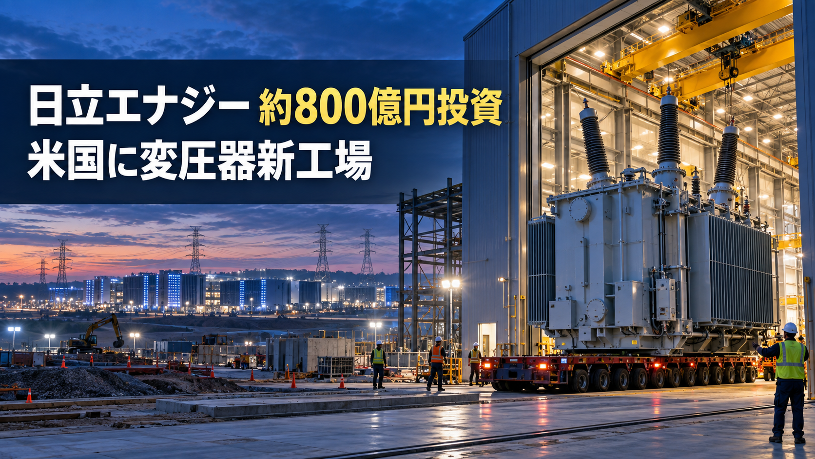 日立エナジー米国送配電機器生産能力拡大プロジェクト