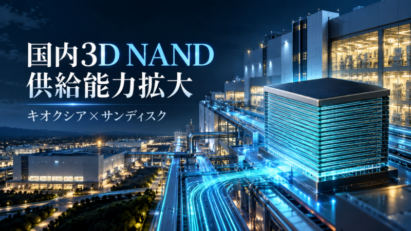 キオクシア・サンディスク 国内3D NAND