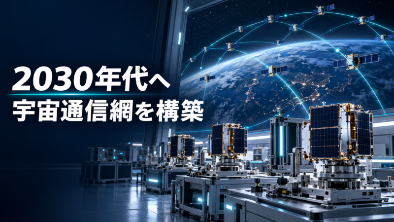 NEC 光通信衛星コンステレーション構築計画