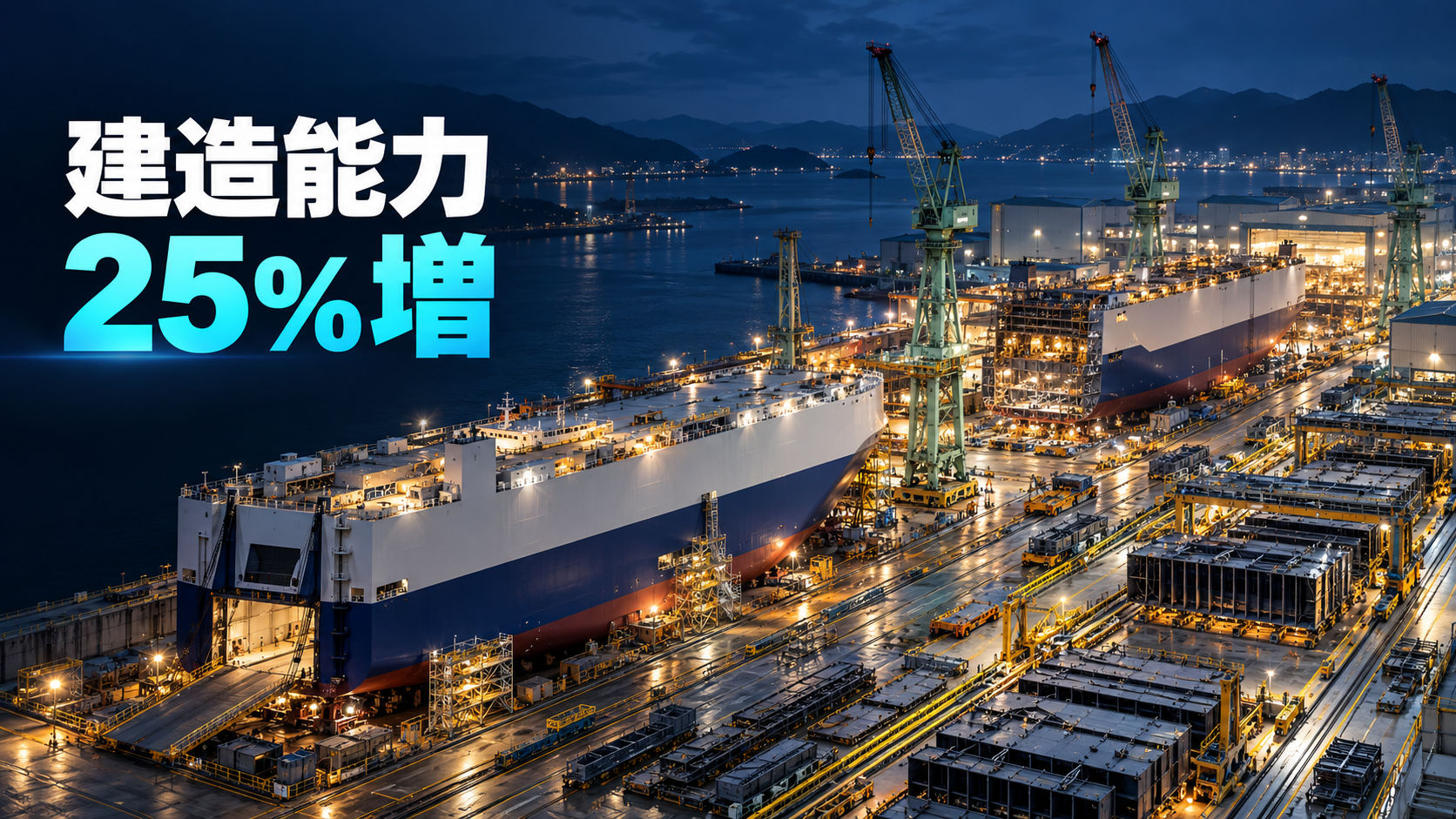 三菱造船 下関造船所・脱炭素商船建造能力強化計画