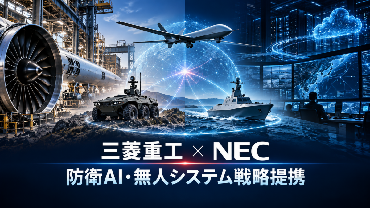 三菱重工・NEC防衛AI