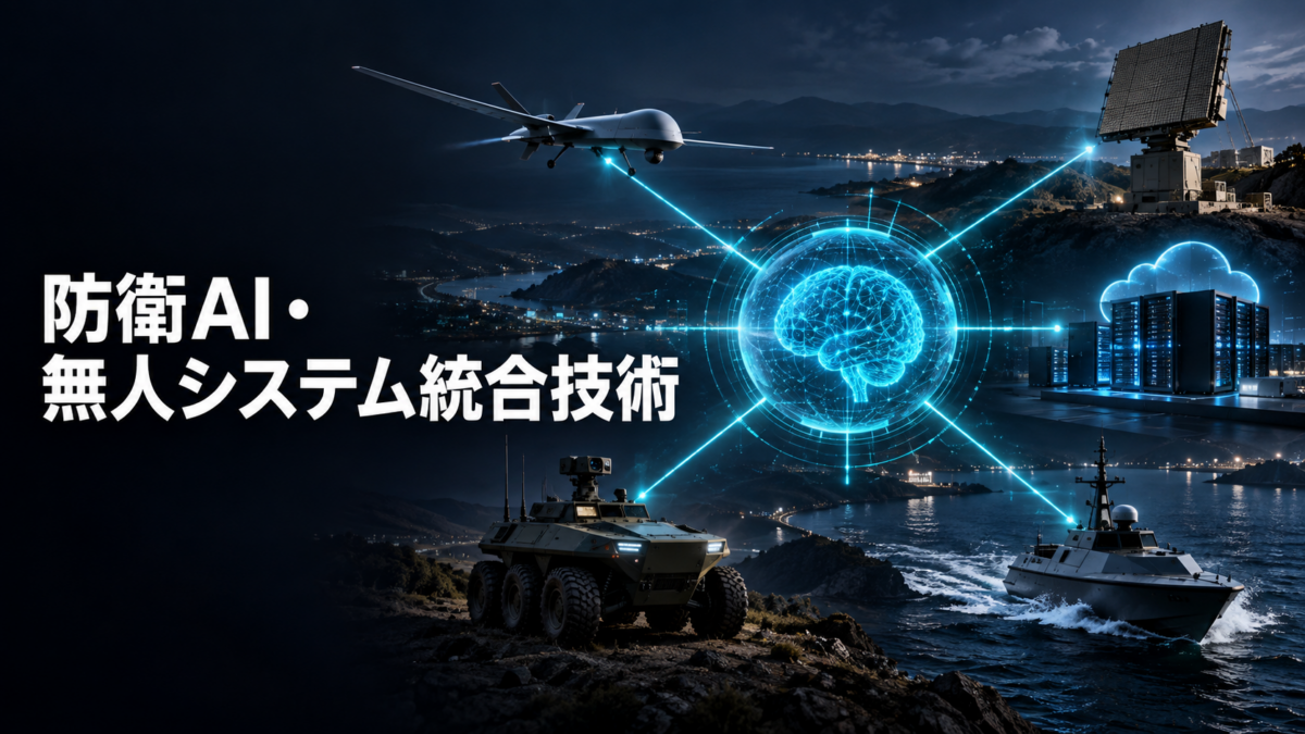 防衛AI・無人システム統合技術