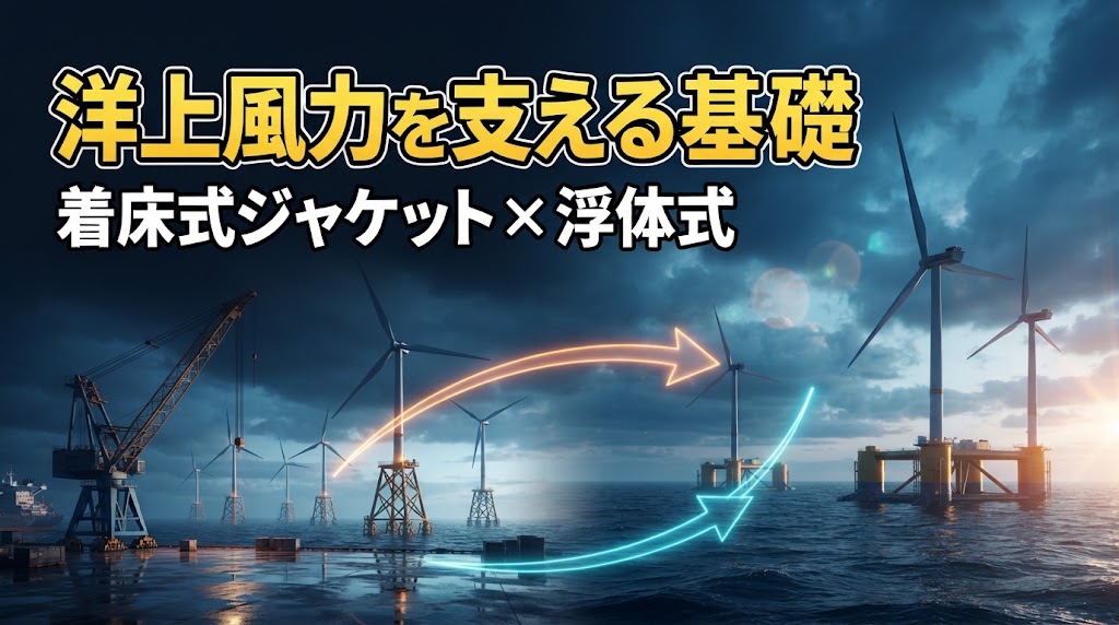 洋上風力発電の基礎構造
