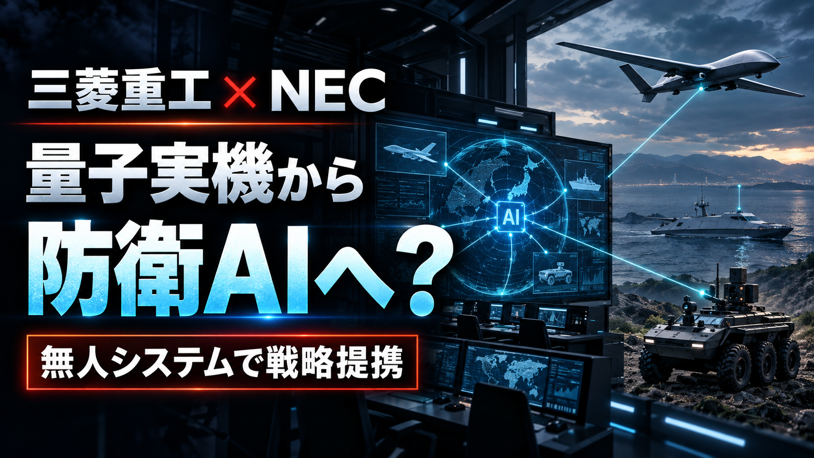NECは量子実機から防衛AIへ向かうのか