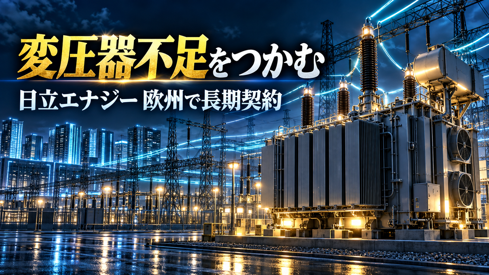 日立エナジー、EDF傘下Enedisと約600億円の長期契約