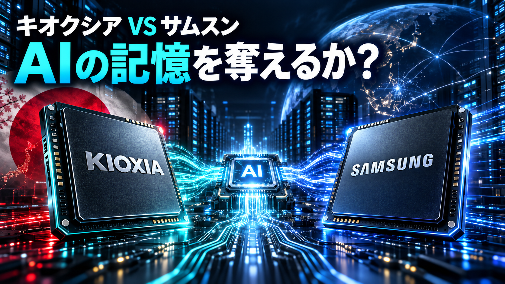 キオクシア VS サムスン――「AIの記憶」を日本企業が奪えるか