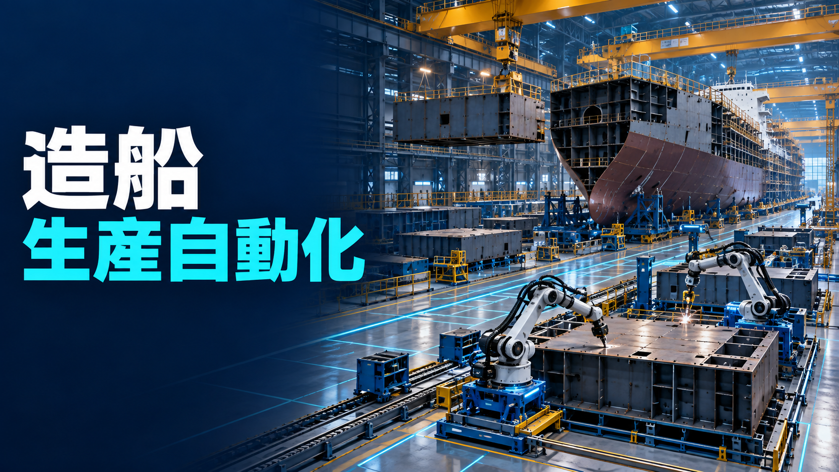 造船生産自動化・大型艤装技術